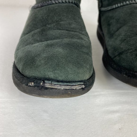 UGG Bailey II Black Bow Short Boot Slippers - Picture 5 of 11